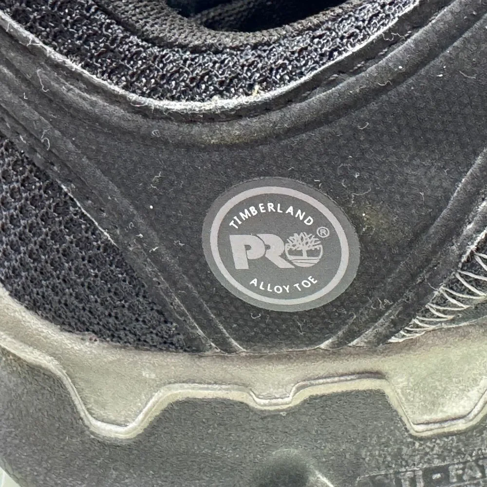 Timberland PRO A1B6U Powertrain Sport Mens 7.5M Alloy Toe Work Shoes Black